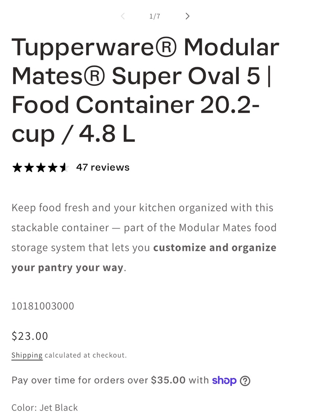 Kitchen Food Storage Containers - Picture 5 of 7